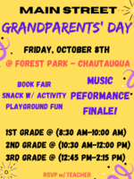 Main Street (1st-3rd) "Grandparents' Day" 2021